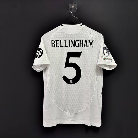 Jude Bellingham Real Madrid 24/25 New Season Football Jersey Maillot Trikot Maglia