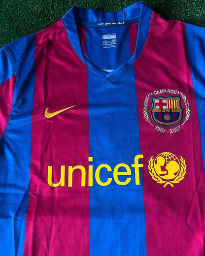 Maillot Rétro Barcelone Domicile 2007/2008 Maillot Rétro Barcelone Domicile 2007/2008