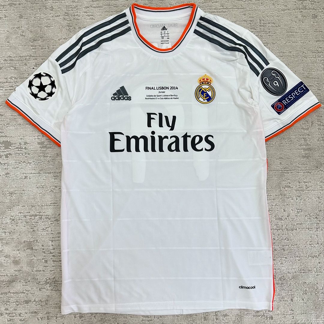 Luka Modric Real Madrid 2014 Champion League Final Lisbon Retro Jersey