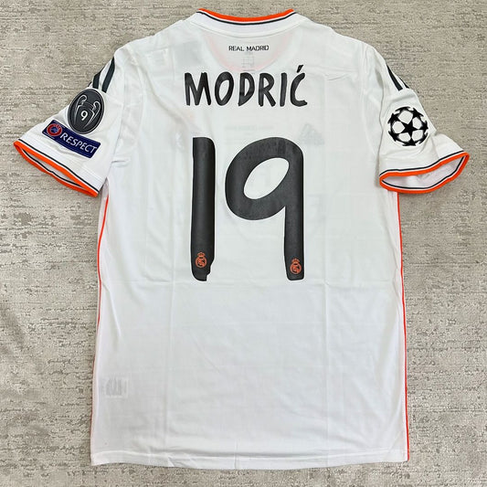 Luka Modric Real Madrid 2014 Champion League Final Lisbon Retro Jersey