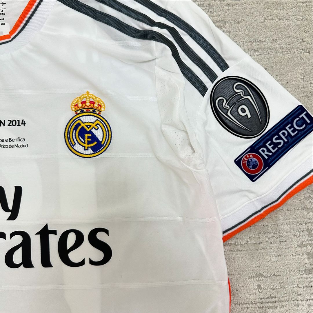 Luka Modric Real Madrid 2014 Champion League Final Lisbon Retro Jersey