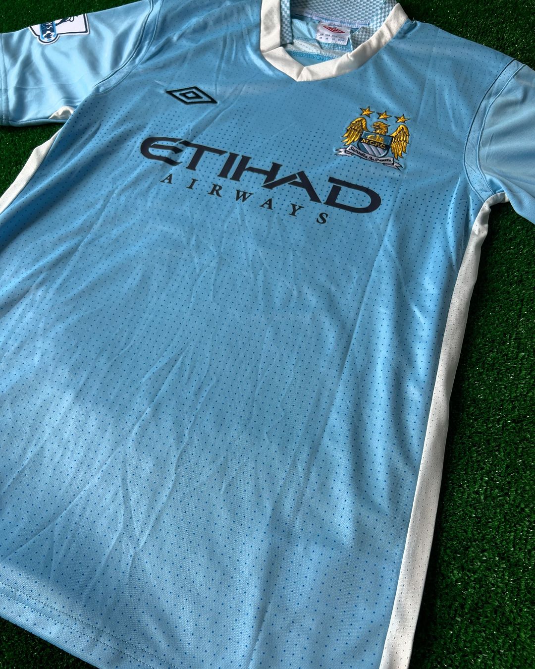 David Silva Manchester City 2011 2012 Season Retro Jersey Maillot Trikot Maglia