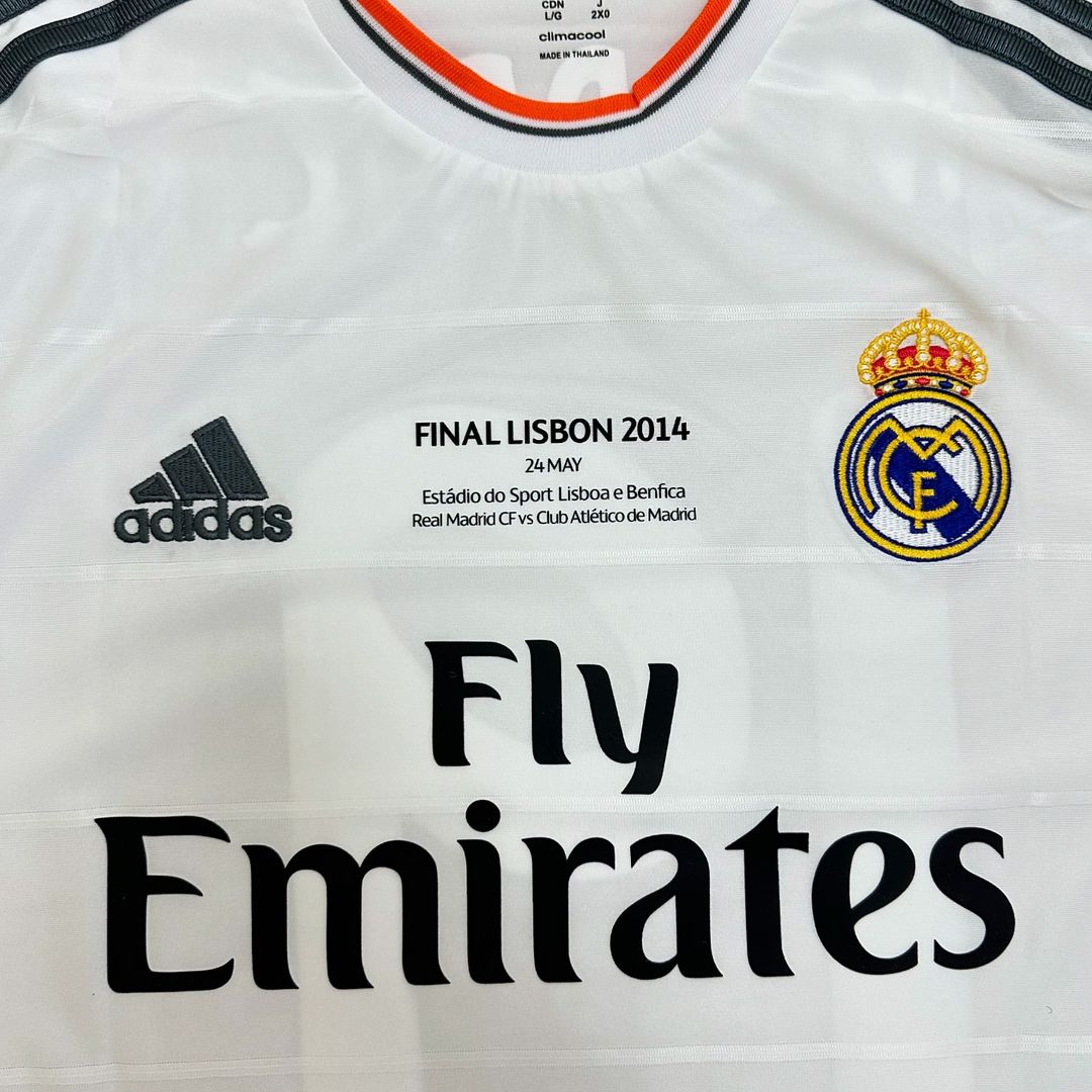 Luka Modric Real Madrid 2014 Champion League Final Lisbon Retro Jersey