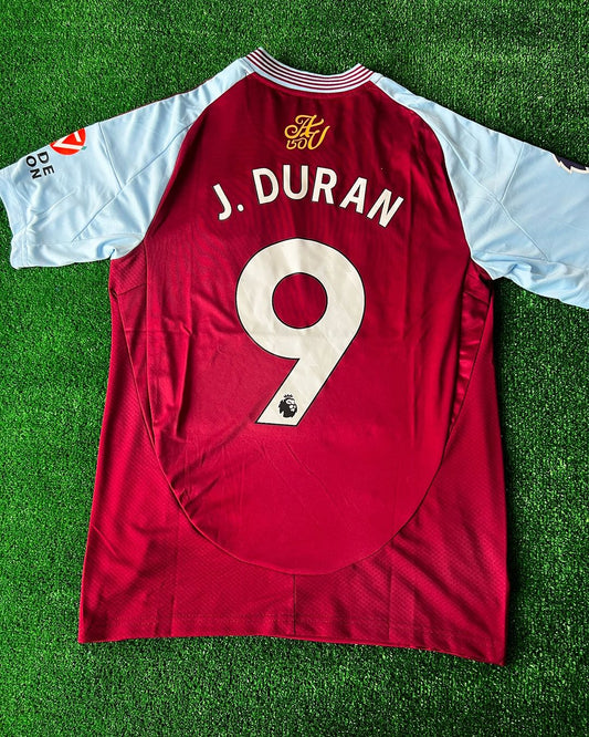 Aston Villa Jhon Duran New Season 2025 Jersey Maillot Trikot Maglia