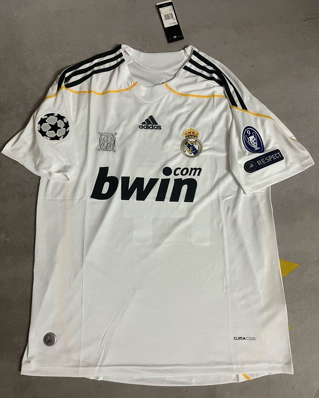 Guti Haz. Hernandez Real Madrid 2009 Season Champions League Retro Jersey Maillot Trikot Maglia