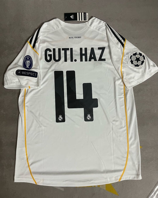 Guti Haz. Hernandez Real Madrid 2009 Season Champions League Retro Jersey Maillot Trikot Maglia