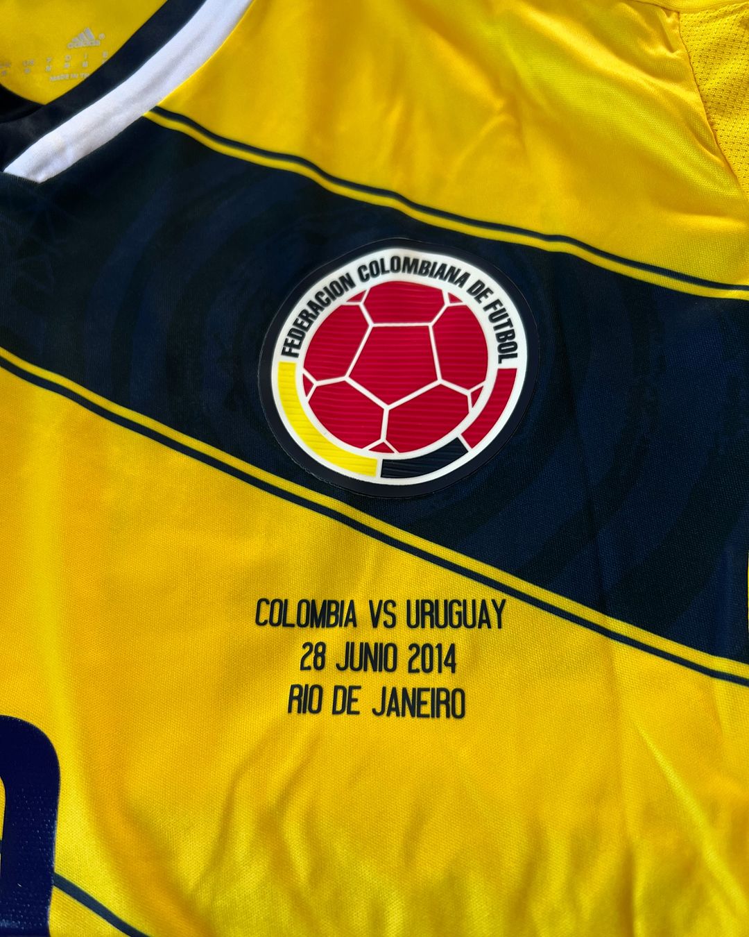 James Rodriguez Colombia 2014 Brazil World Cup Blue Retro Jersey