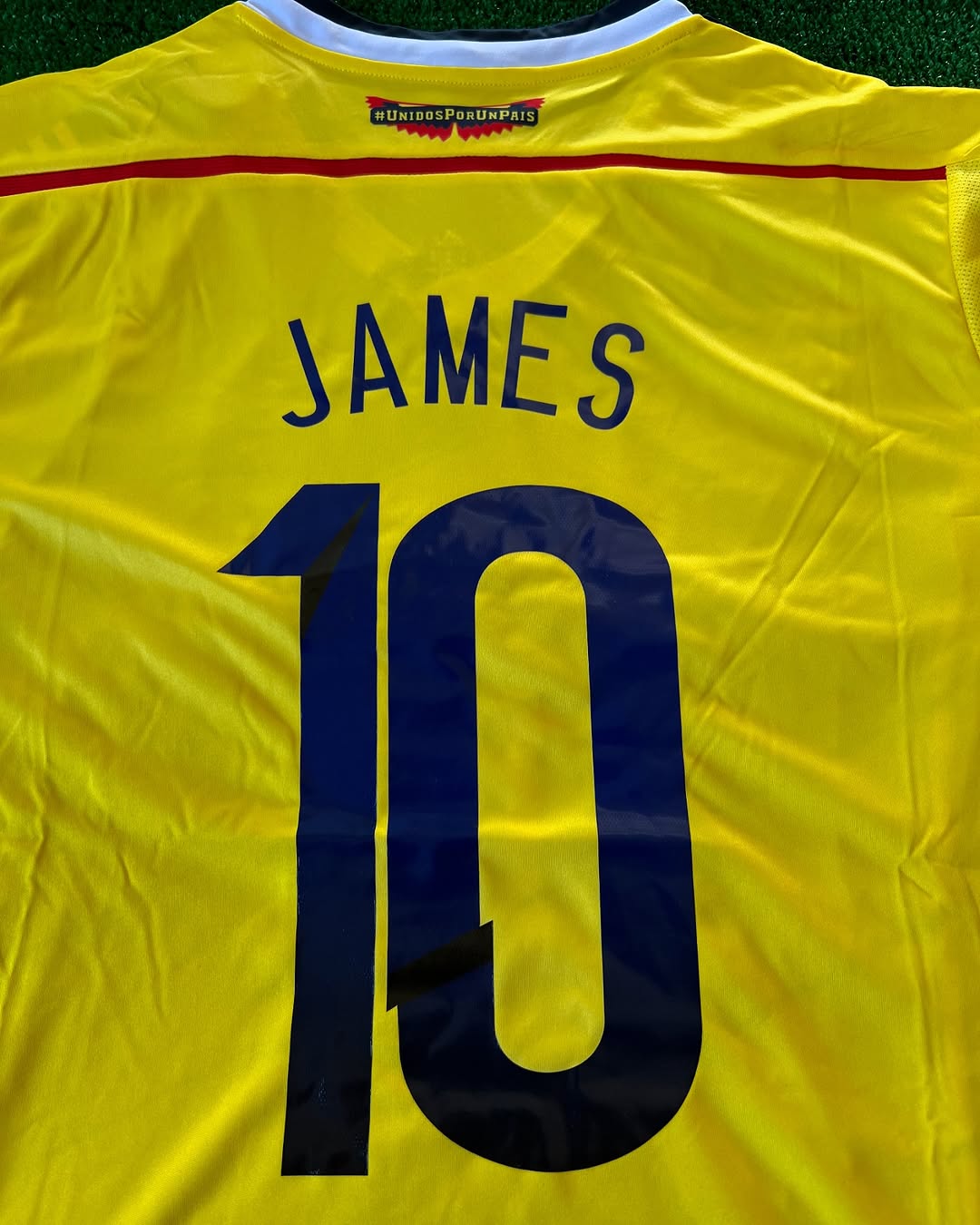 James Rodriguez Colombia 2014 Brazil World Cup Blue Retro Jersey