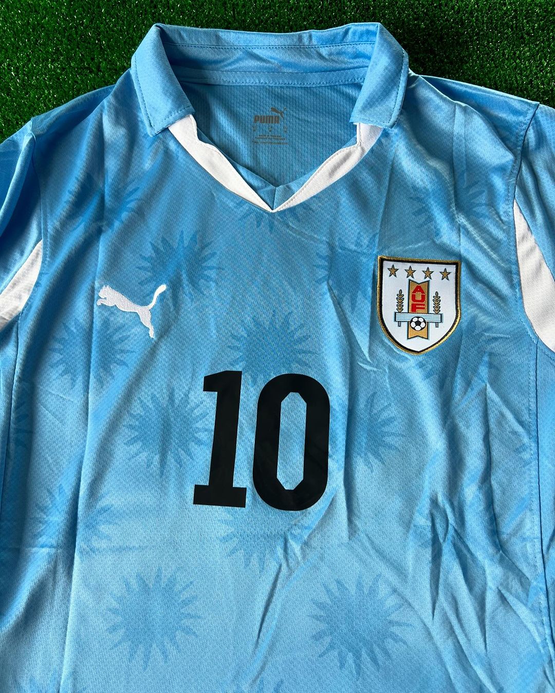 Diego Forlán Uruguay 2010 South Aftica World Cupe Blue Retro Jersey