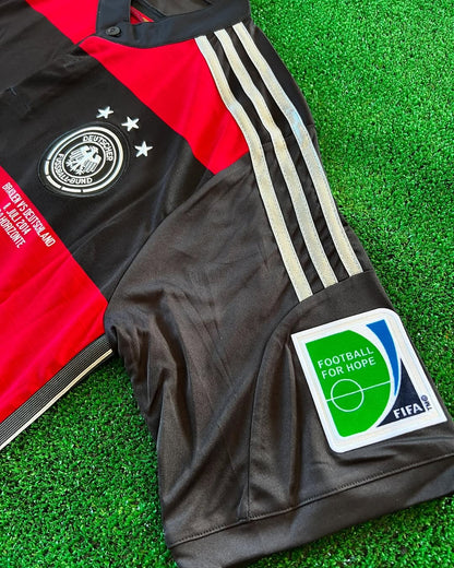 Thomas Müller Germany Deutschland 2014 World Cup Brazil Black Red Retro Jersey Trikot Soccer Shirt