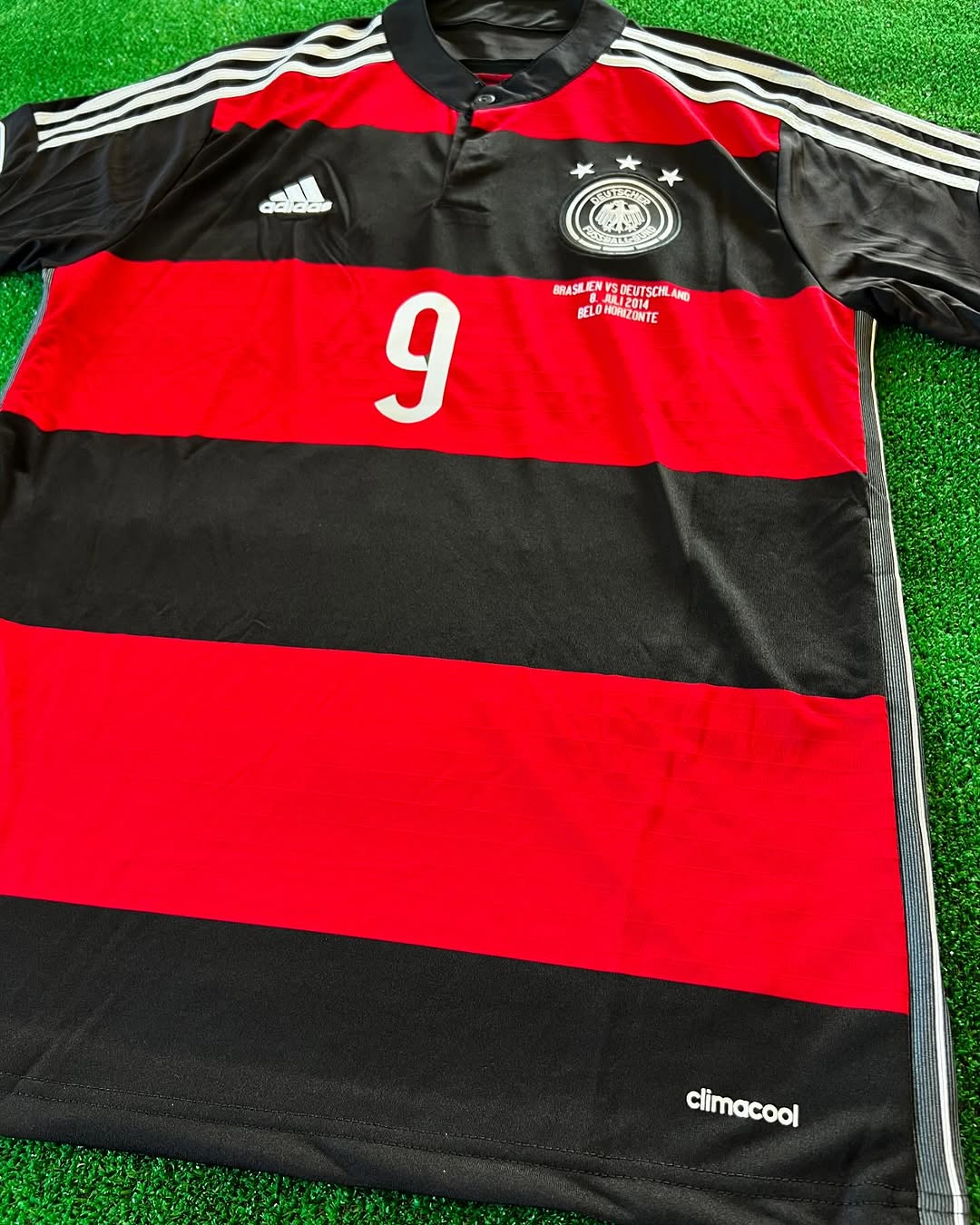 André Schürrle Germany 2014 World Cup Brazil Black Red Retro Jersey Trikot