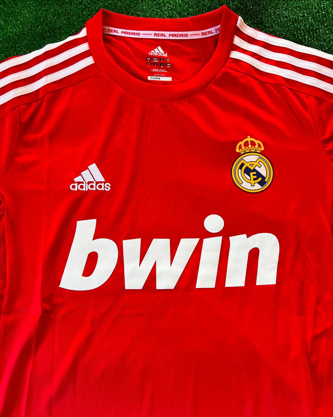 Cristiano Ronaldo Real Madrid 2011 2012 Season Red Retro Kit Jersey