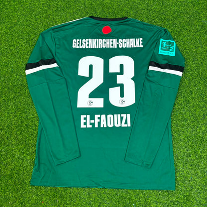 Soufiane El-Faouzi 23- Schalke 04 Long Sleeve Gelsenkirchen Special Edition Football Jersey
