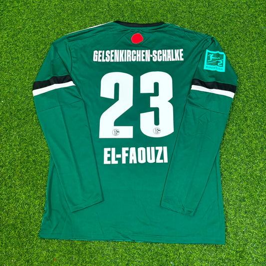 Soufiane El-Faouzi 23- Schalke 04 Long Sleeve Gelsenkirchen Special Edition Football Jersey
