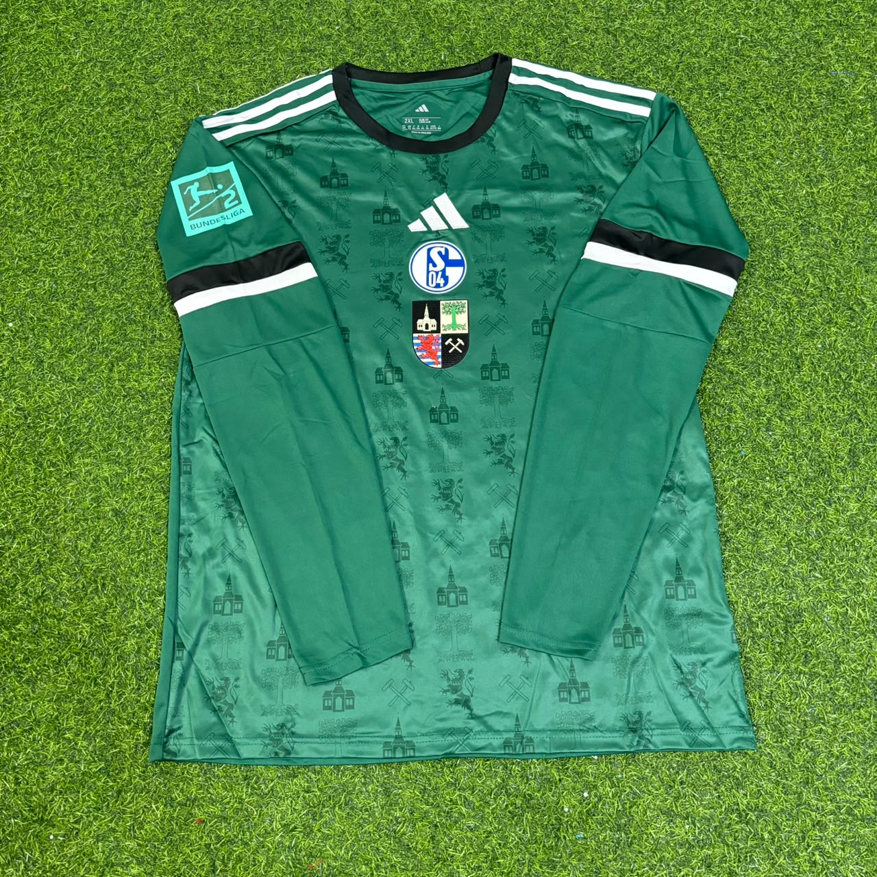 Soufiane El-Faouzi 23- Schalke 04 Long Sleeve Gelsenkirchen Special Edition Football Jersey