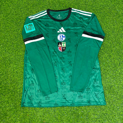 Soufiane El-Faouzi 23- Schalke 04 Long Sleeve Gelsenkirchen Special Edition Football Jersey