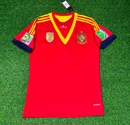 Spain 2013 Confederations Cup Retro Jersey Trikot