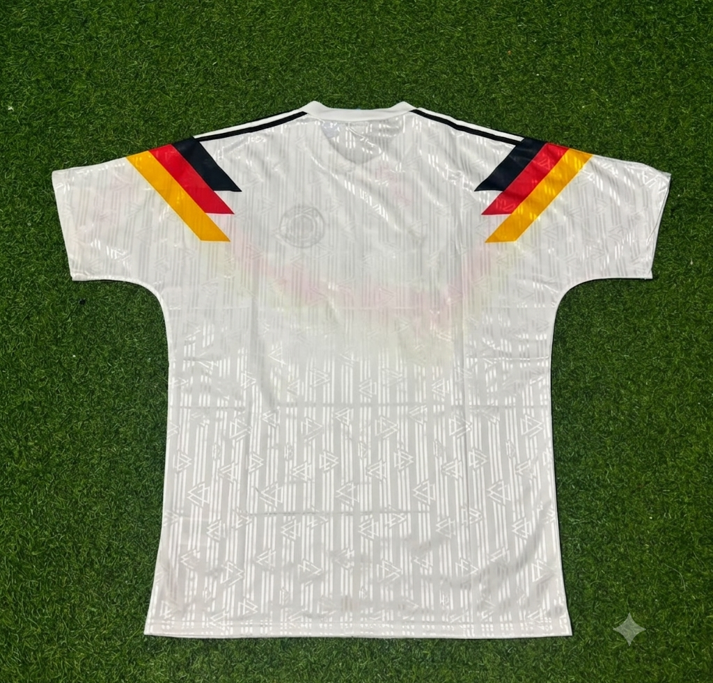 Germany 1990 World Cup Retro Football Jersey Trikot Maillot