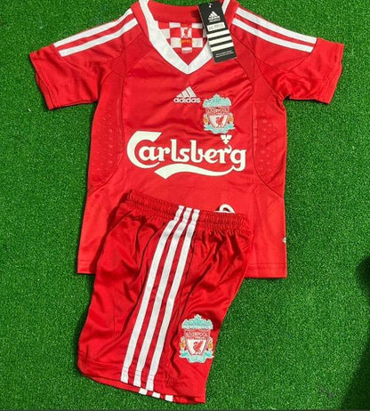 Steven Gerrard Liverpool 2008 2010 Kids Soccer Kit Jersey Kinder Trikot Maillot Enfant Soccer Shirt