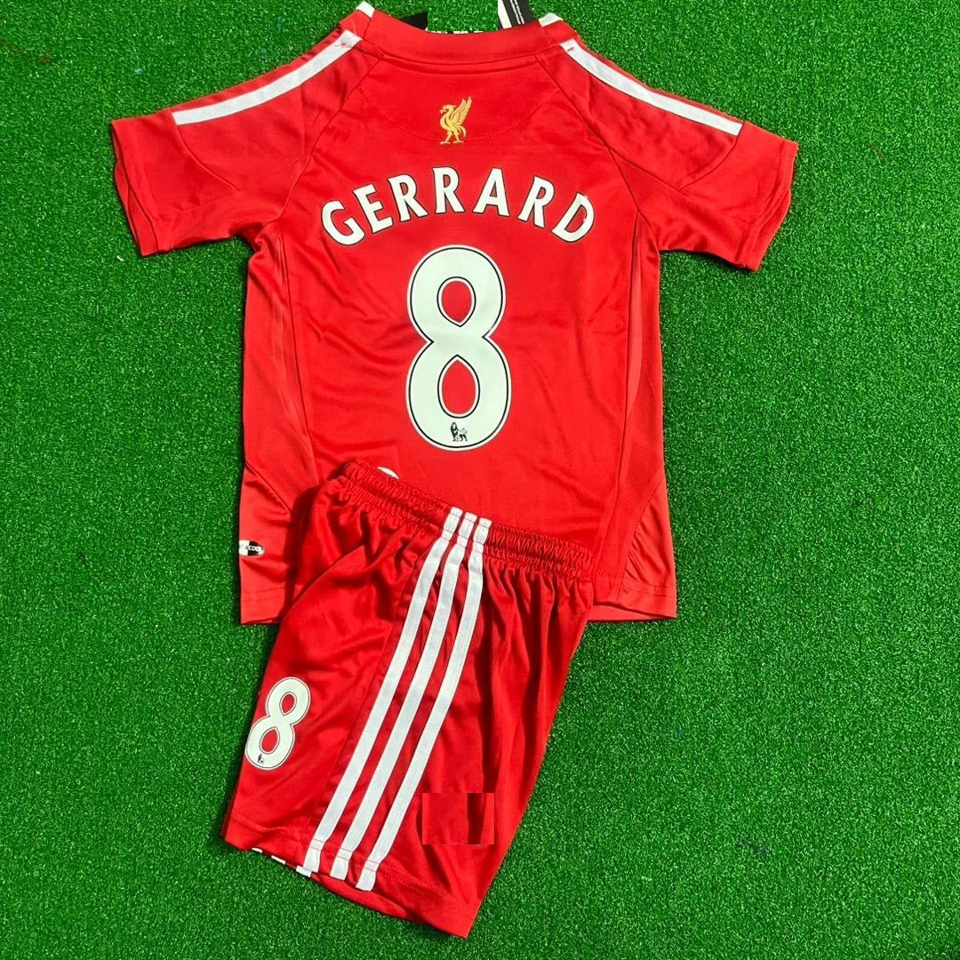 Steven Gerrard Liverpool 2008 2010 Kids Soccer Kit Jersey Kinder Trikot Maillot Enfant Soccer Shirt