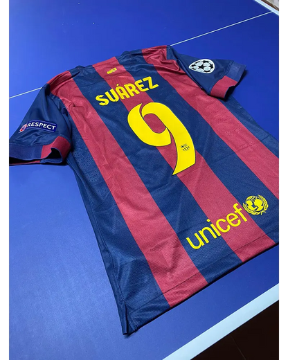 Luis Suarez Barcelona 2015 Final Berlin Champions League Jersey Trikot