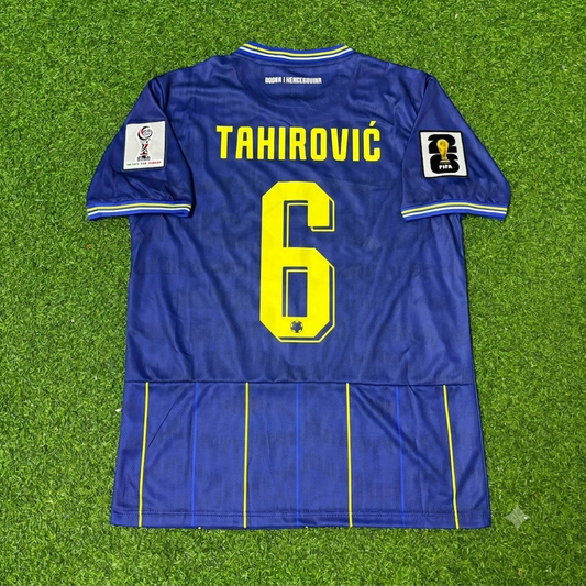 Benjamin Tahirovic Bosnia and Herzegovina 2026 World Cup Blue Football Jersey