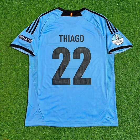 Thiago Alcantara Spain EURO 2012 Final Retro Football Jersey Kit