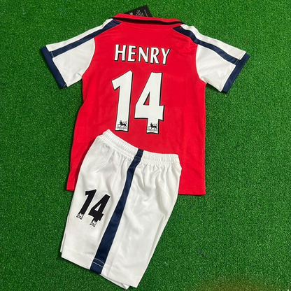Thierry Henry 14 - Arsenal 1999/2002 Kit Jersey Trikot Maillot Soccer Shirt