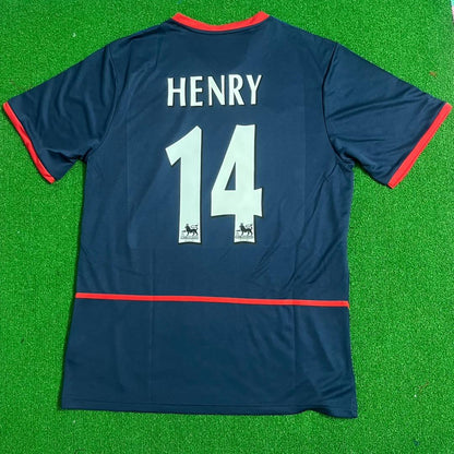 Thierry Henry 14 - Arsenal 2002/2004 Retro Kit Jersey Trikot Maillot Soccer Shirt