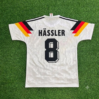 Thomas Hässler Germany 1990 World Cup Retro Football Jersey Kit
