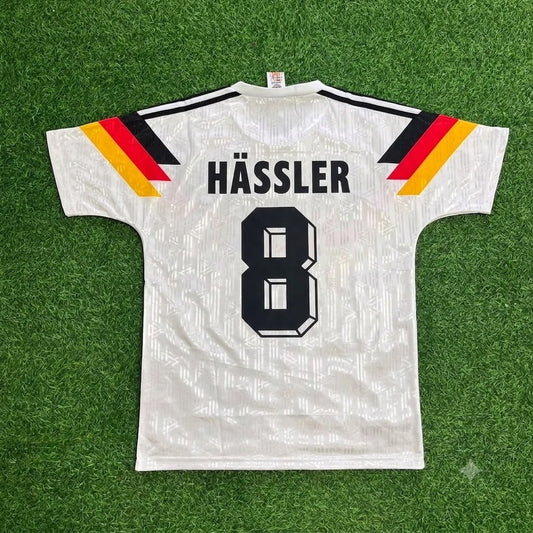 Thomas Hässler Germany 1990 World Cup Retro Football Jersey Kit