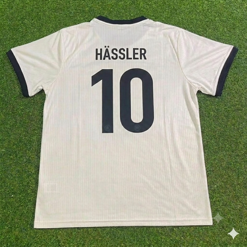 Thomas Hässler Germany Deutschland 125 Year Special White Football Jersey