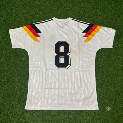 Thomas Hässler Germany 1990 World Cup Retro Football Jersey Trikot Maillot