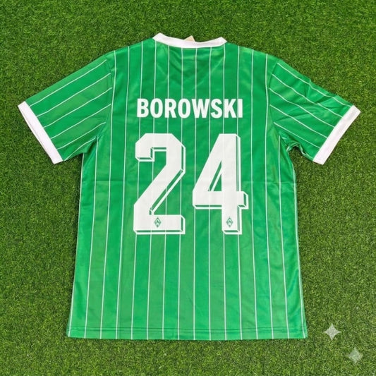Maillot de football rétro domicile commémoratif Tim Borowski Werder Brême
