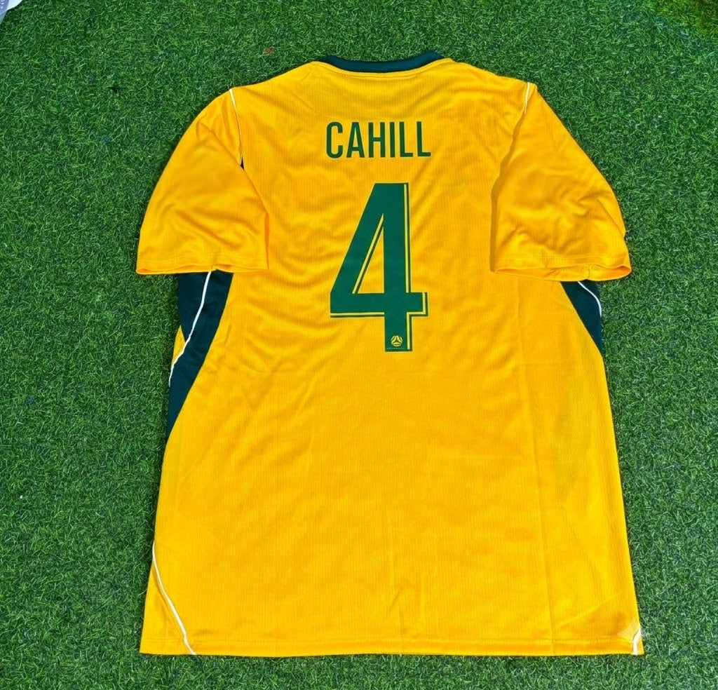 Tim Cahill Australia Retro Football Jersey Trikot Maillot