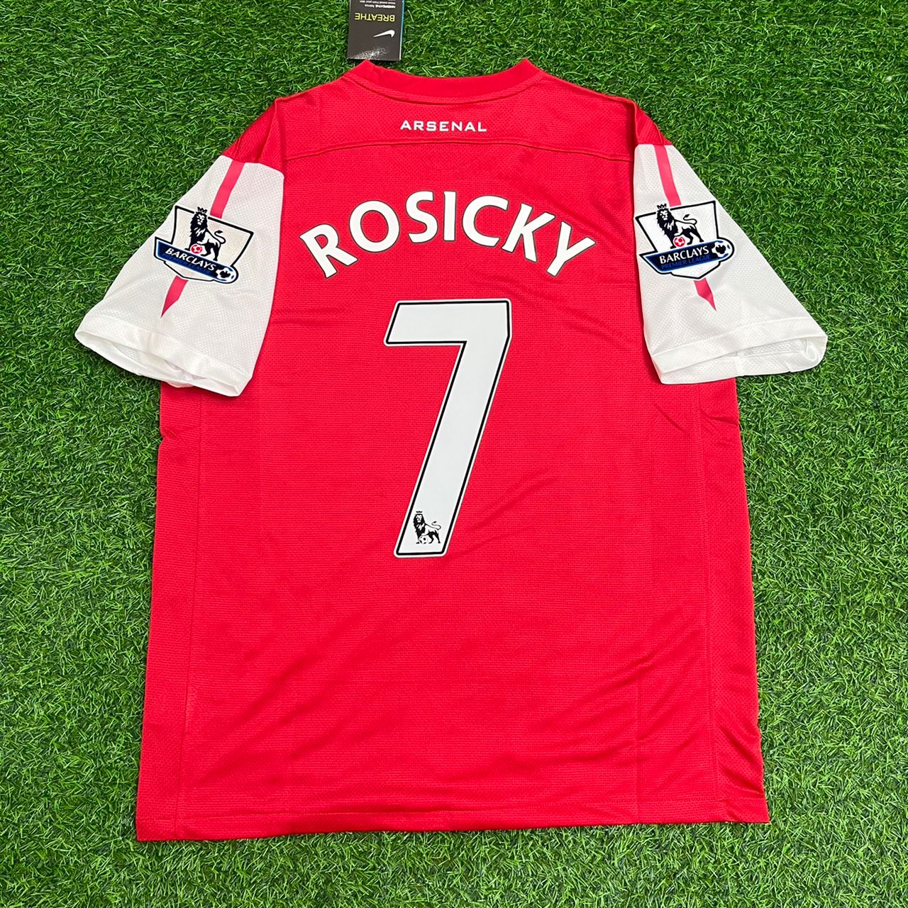 Tomas Rosicky Arsenal 2010-2011  Retro Kit Jersey Trikot Maglia Soccer Shirt