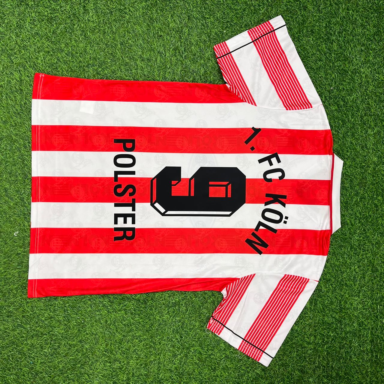 Toni Polster #9 FC Köln Retro Trikot Fußballtrikot