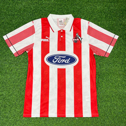 Toni Polster #9 FC Köln Retro Trikot Fußballtrikot