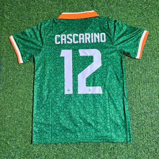 Tony Cascarino Ireland St.Patrick's Day Special Jersey Kit Soccer Trikot Maillot Maglia