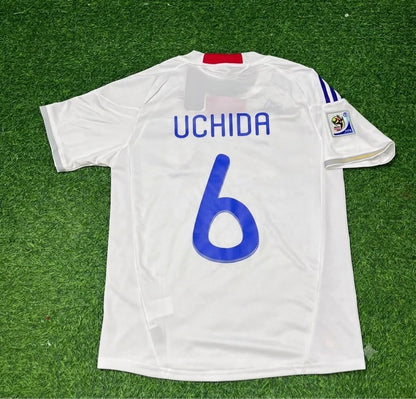 Atsuto Uchida Japan 2010 World Cup White Retro Football Jersey