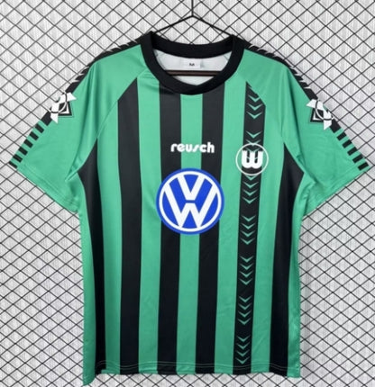 VfL Wolfsburg 94/95 Auswärtstrikot Retro Schwarz/Grün