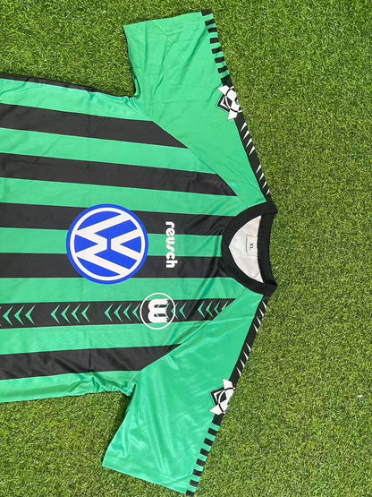 VfL Wolfsburg 1994/1995 Auswärtstrikot Retro Schwarz/Grün