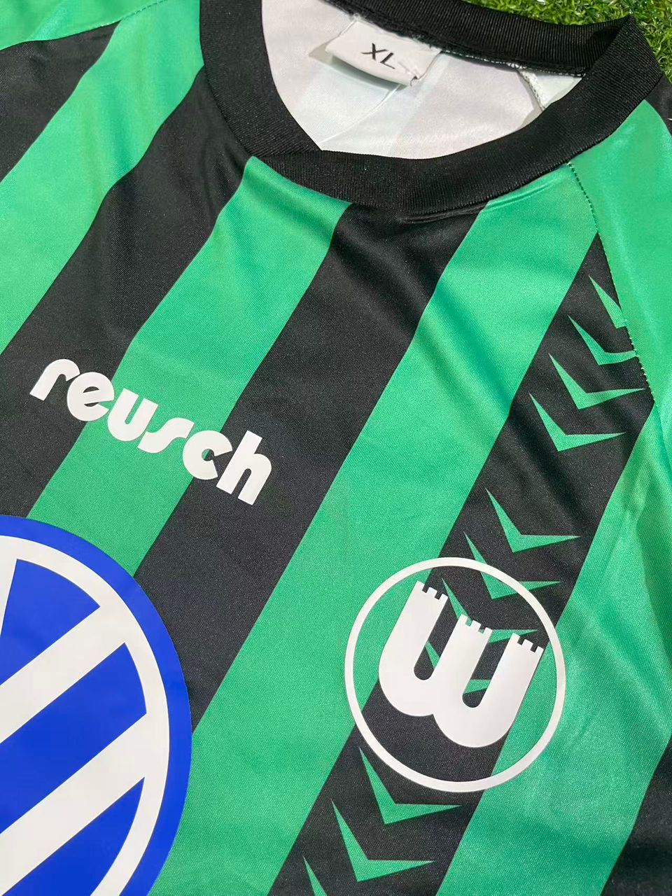 VfL Wolfsburg 1994/1995 Auswärtstrikot Retro Schwarz/Grün