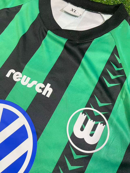 VfL Wolfsburg 1994/1995 Auswärtstrikot Retro Schwarz/Grün
