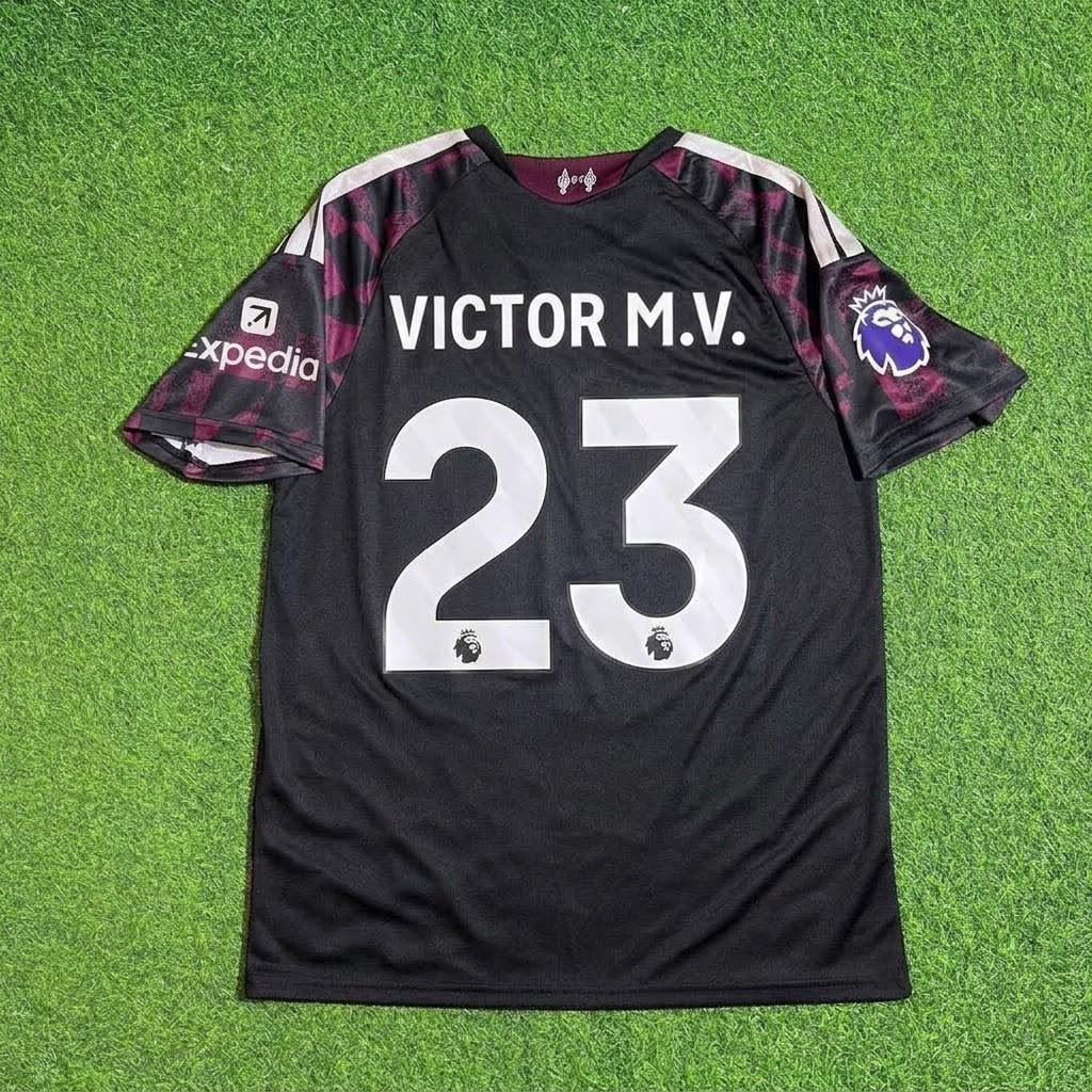 Victor Munoz #23 Liverpool 2026/2027 New Season Third Football Jersey Kit