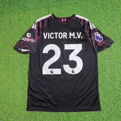 Victor Munoz #23 Liverpool 2026/2027 New Season Third Football Jersey Kit