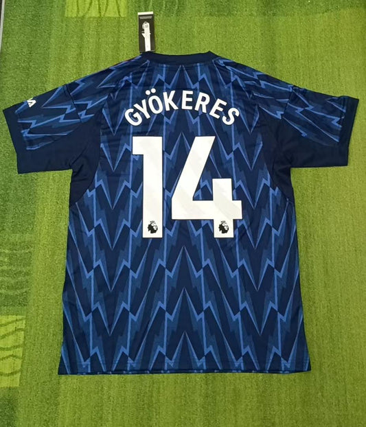 Viktor Gyökeres #14 Arsenal Away New Season 2026 Jersey Kit Soccer Trikot Maillot Maglia