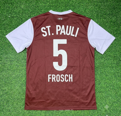 Walter Frosch FC St. Pauli Auswärts Special Retro Fußballtrikot