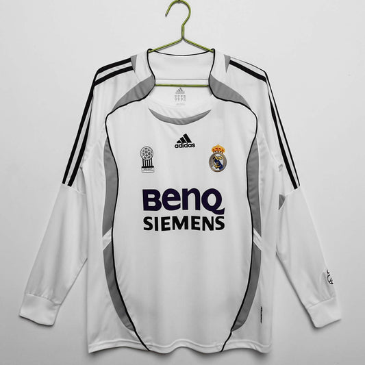 Real MAdrıd Long Sleeve retro White