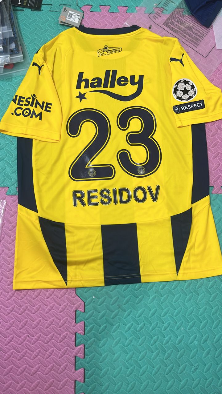 Fenerbahçe 2024 2025 Yeni Sezon Forma New Season Home Jersey Trikot Maillot Jersey Camiseta